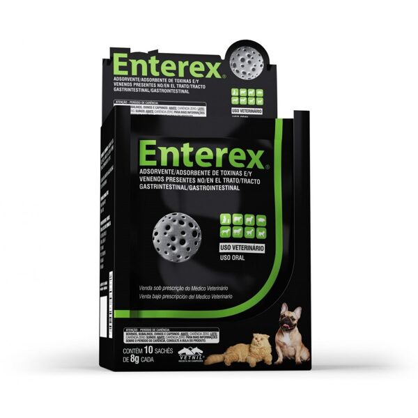 Enterex® - toksinų ir nuodų, esančių virškinimo trakte, adsorbentas, 8g