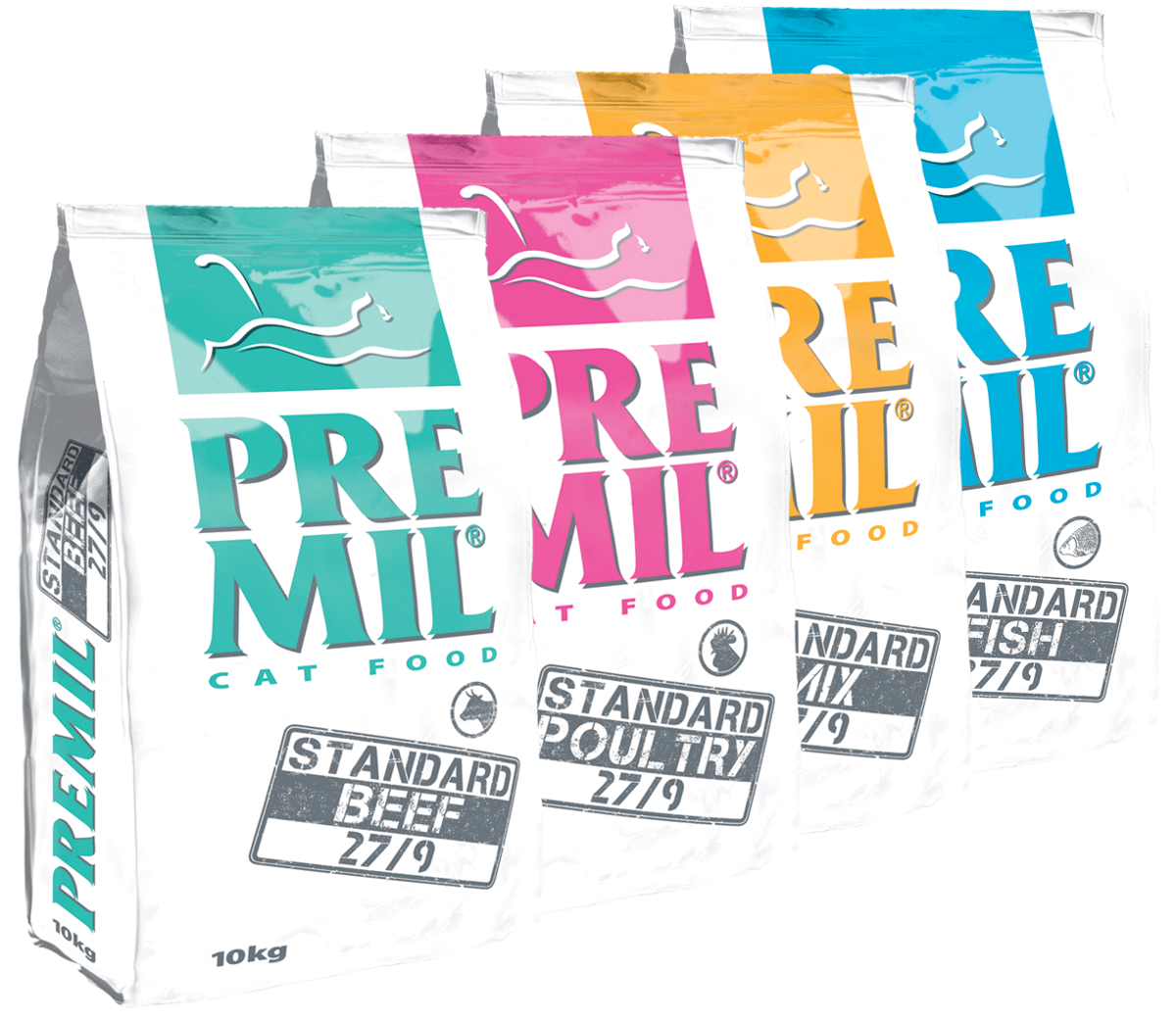PREMIL Premium produktų linija katėms